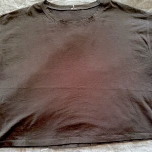 Lululemon Cates TShirt, Black, size 10